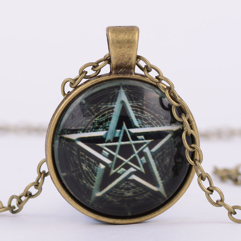 Pentagramme Sorcellerie Culte Pendentif