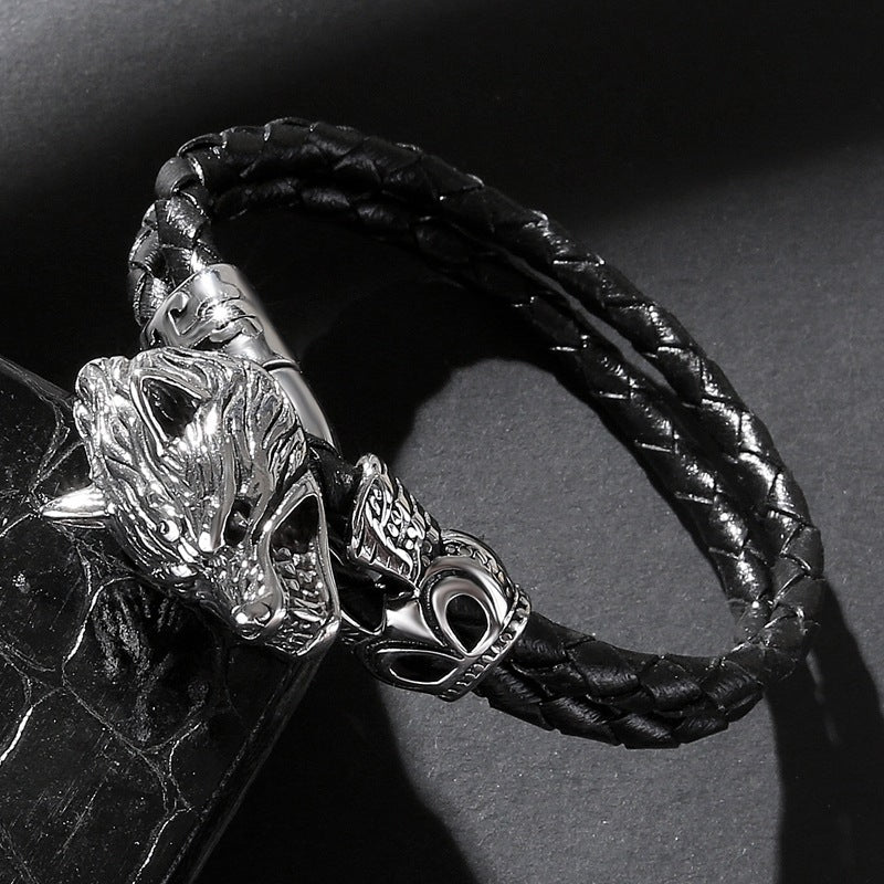 Wolf Head Bracelet