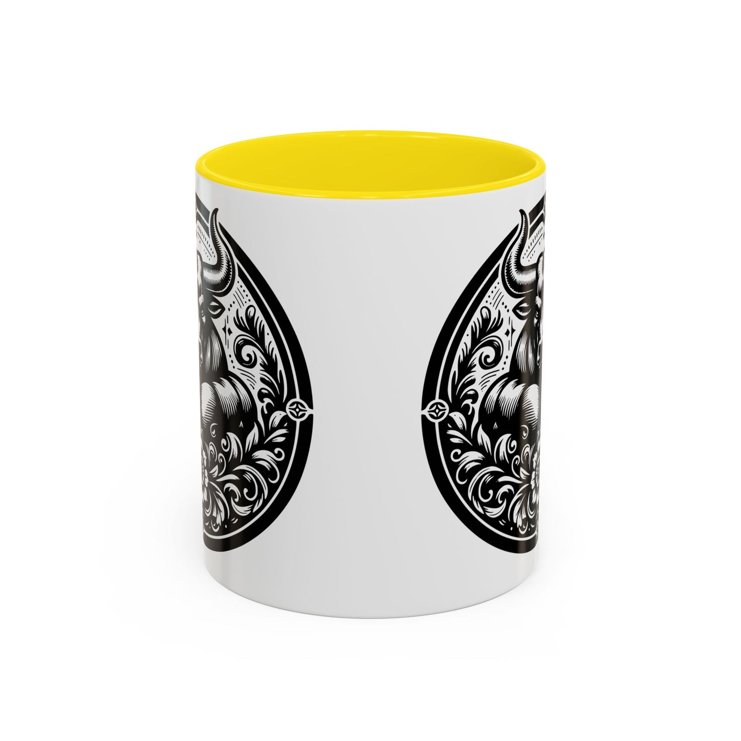 Bull-Themed Accent Coffee Mug for Animal Lovers, Unique Gift for Birthdays, Farmhouse Decor, Coffee Lover's Mug, 11oz and 15oz Options