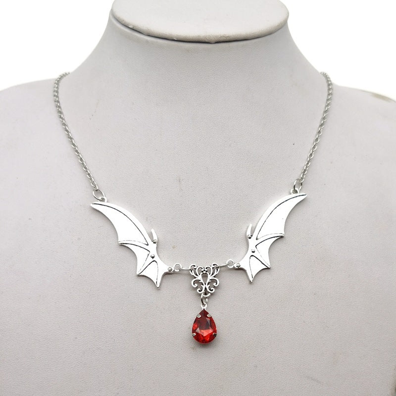 Vampire Bat Wings Collier Gothique Bijoux de Sorcellerie