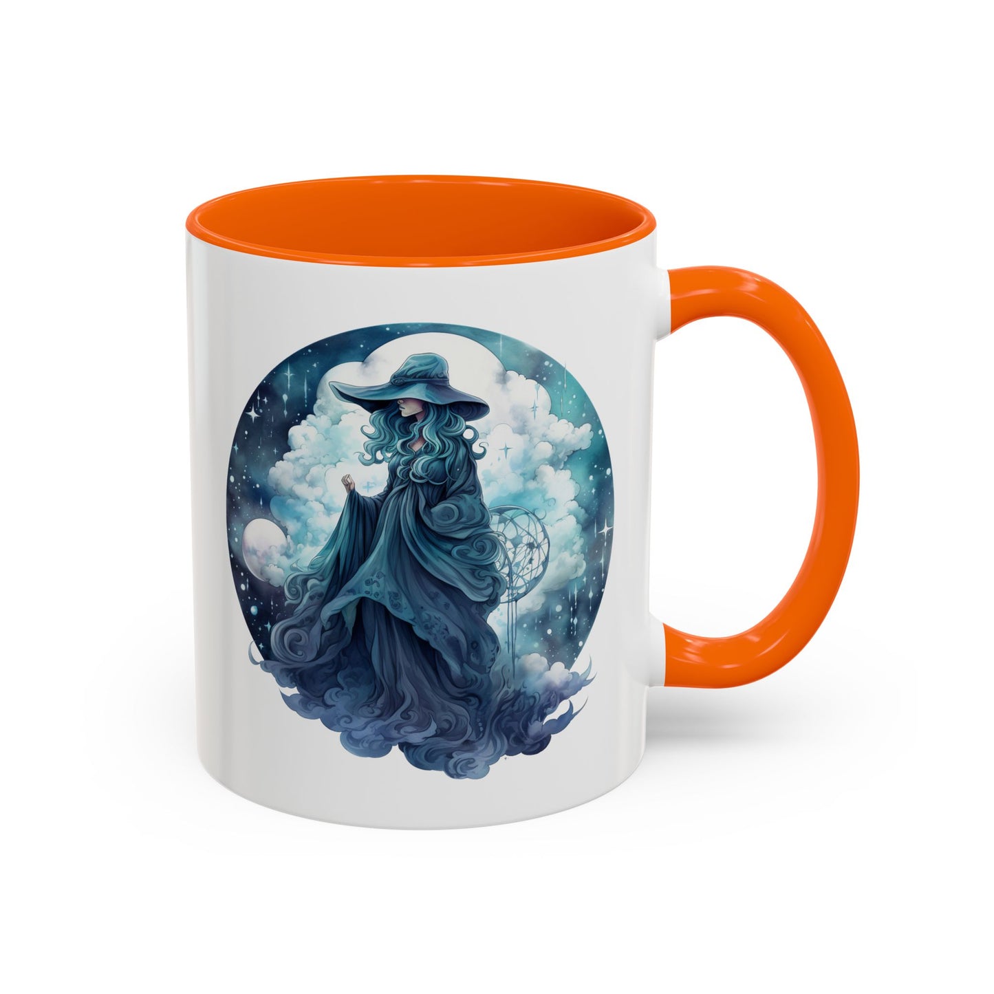 Celestial Dreamer Coffee Mug, Mystical Art Mug, Witchy Coffee Cup, Unique Gift for Her, Fantasy Mug, Astrology Theme
