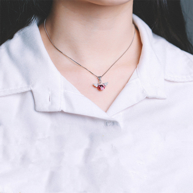 Aile d'ange Pendentif En Cristal