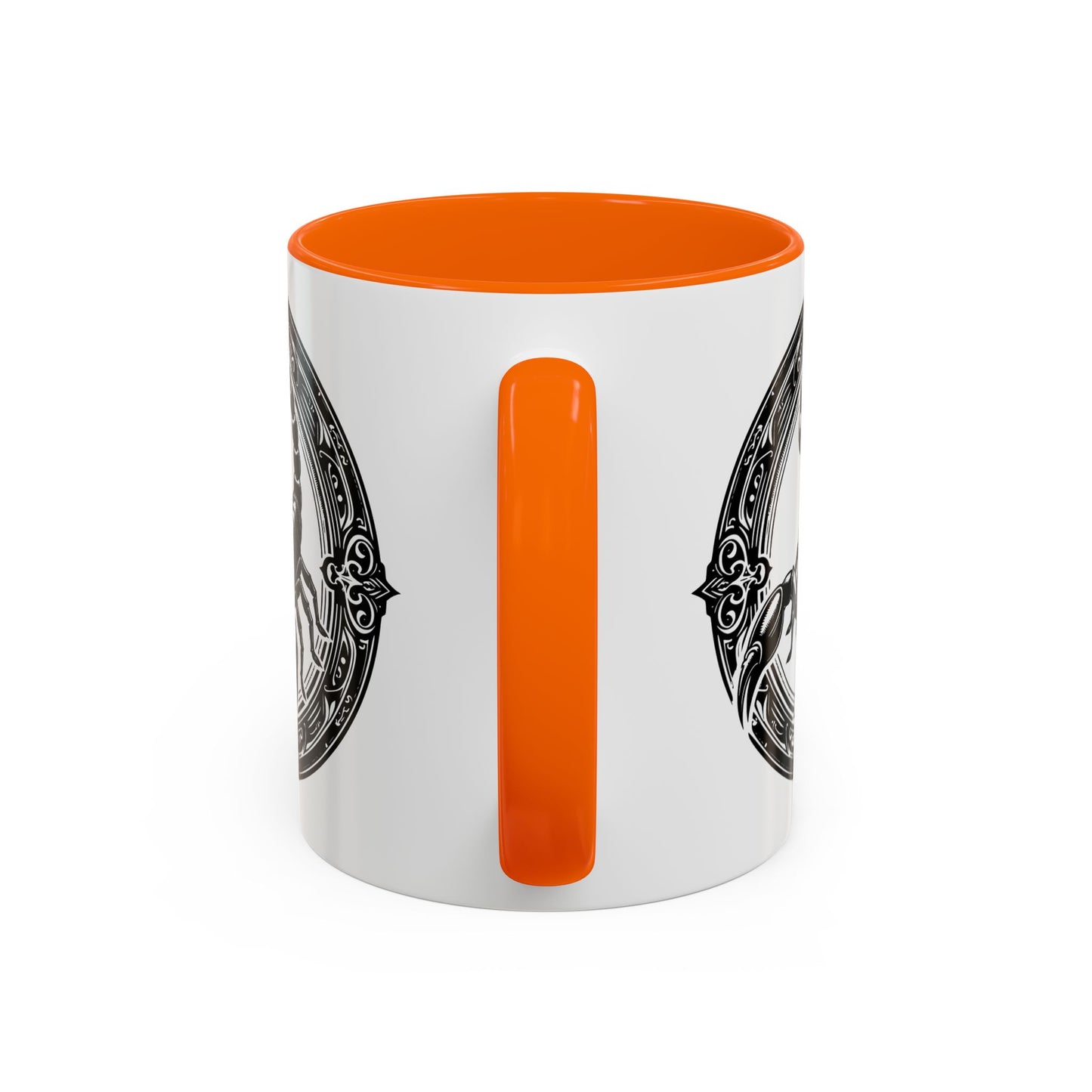 Scorpio Accent Coffee Mug - Personalized Gift, Zodiac Decor, Astrology Lover's Mug, Black and White Design, Birthday Gift