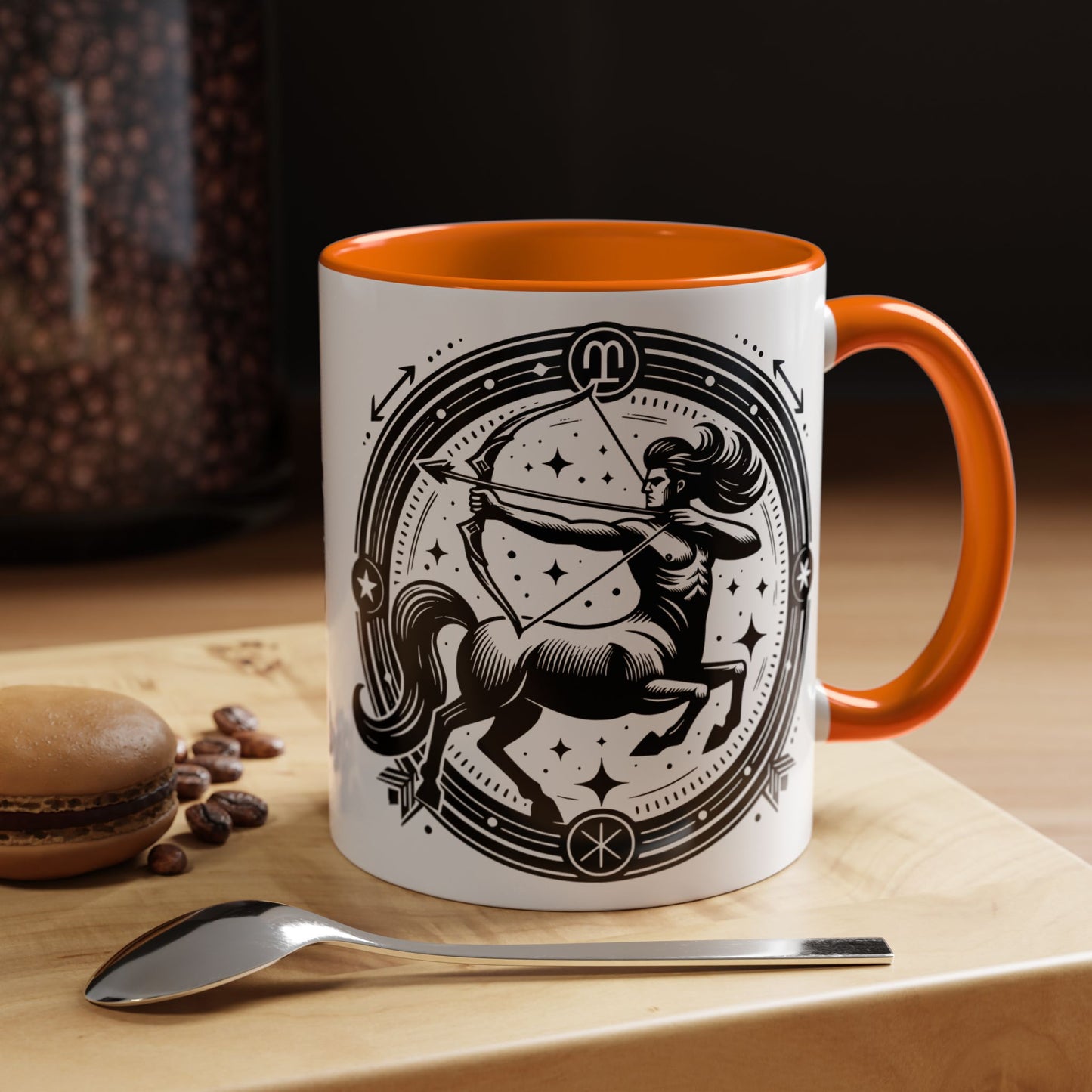 Zodiac Unicorn Coffee Mug, Astrology Gift, Horoscope Cup, Black Accents, Unique Unicorn Mug for Coffee Lovers