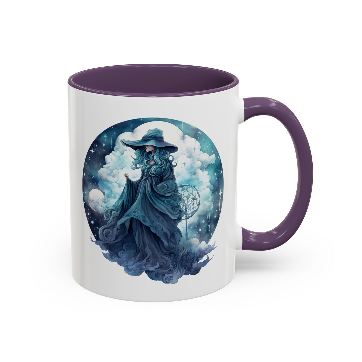Celestial Dreamer Coffee Mug, Mystical Art Mug, Witchy Coffee Cup, Unique Gift for Her, Fantasy Mug, Astrology Theme