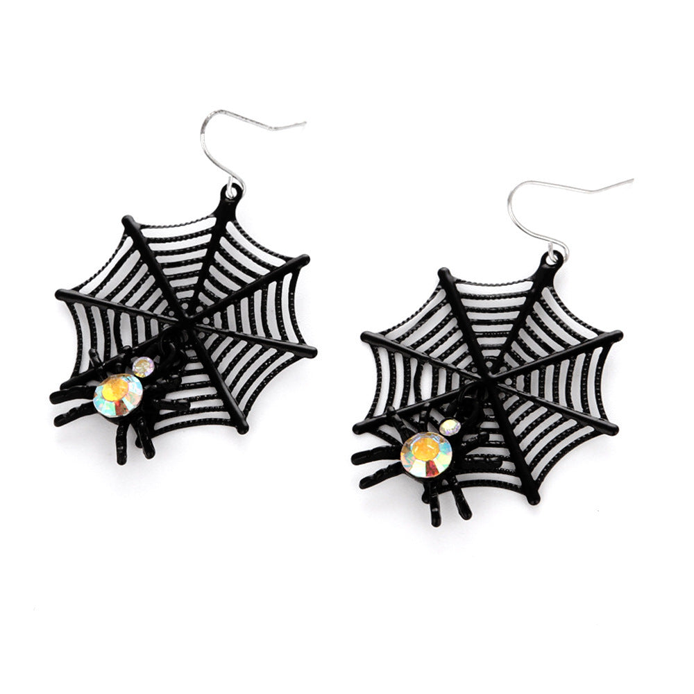 Gothique Fantôme Araignée Crâne Boucles D'oreilles Femmes