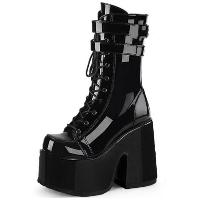 Brand New Big Size Platform Gothic Style Women's Boots