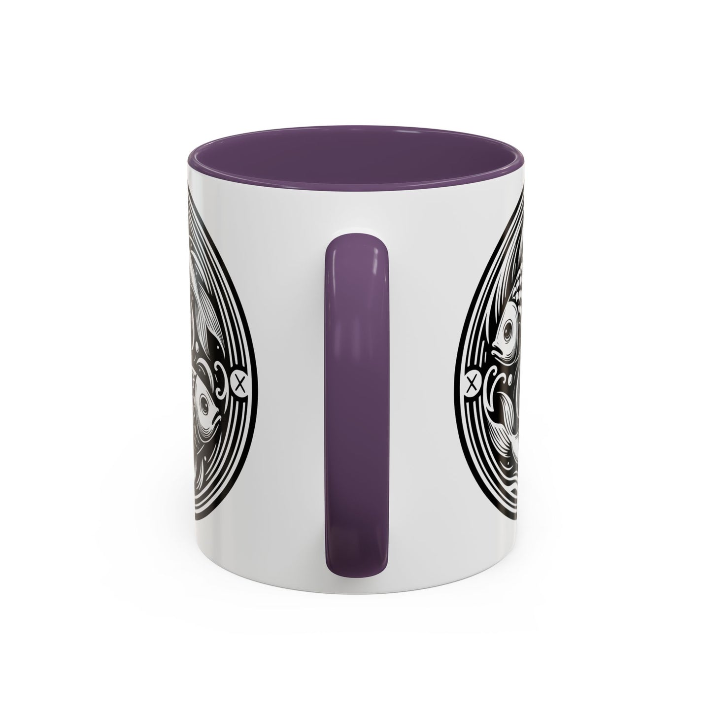 Elegant Koi Fish Accent Coffee Mug - Unique Artwork, Perfect for Tea Lovers, Gift for Him/Her, Home Decor, Birthday Present