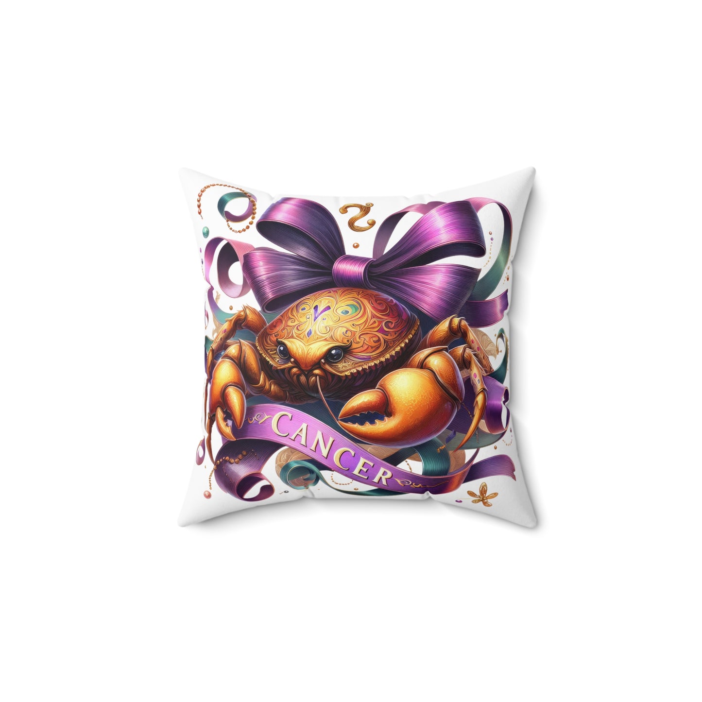 Spun Polyester Square Pillow