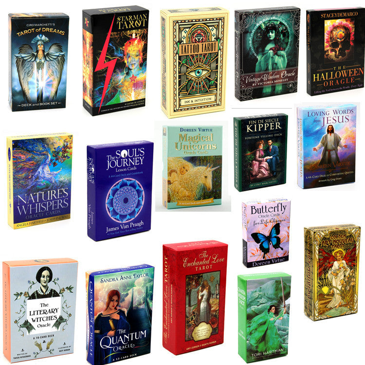 Cartes de jeu de jeu de famille Cartes de tarot