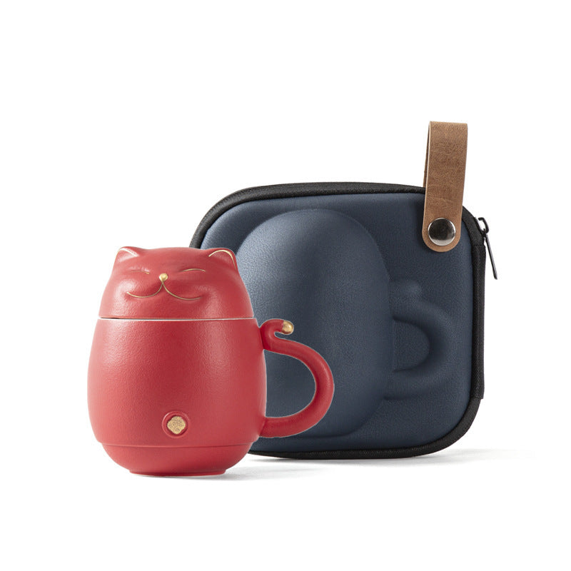 Ensemble de thé portable, pour voyage d'affaires