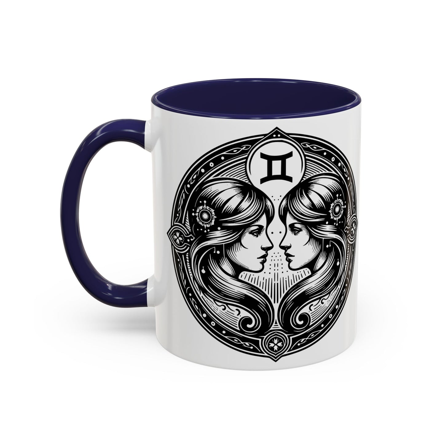 Zodiac Coffee Mug with Gemini Design, Astrology Gift Mug, Horoscope Coffee Cup, Unique Home Decor, Personalized Zodiac Mug