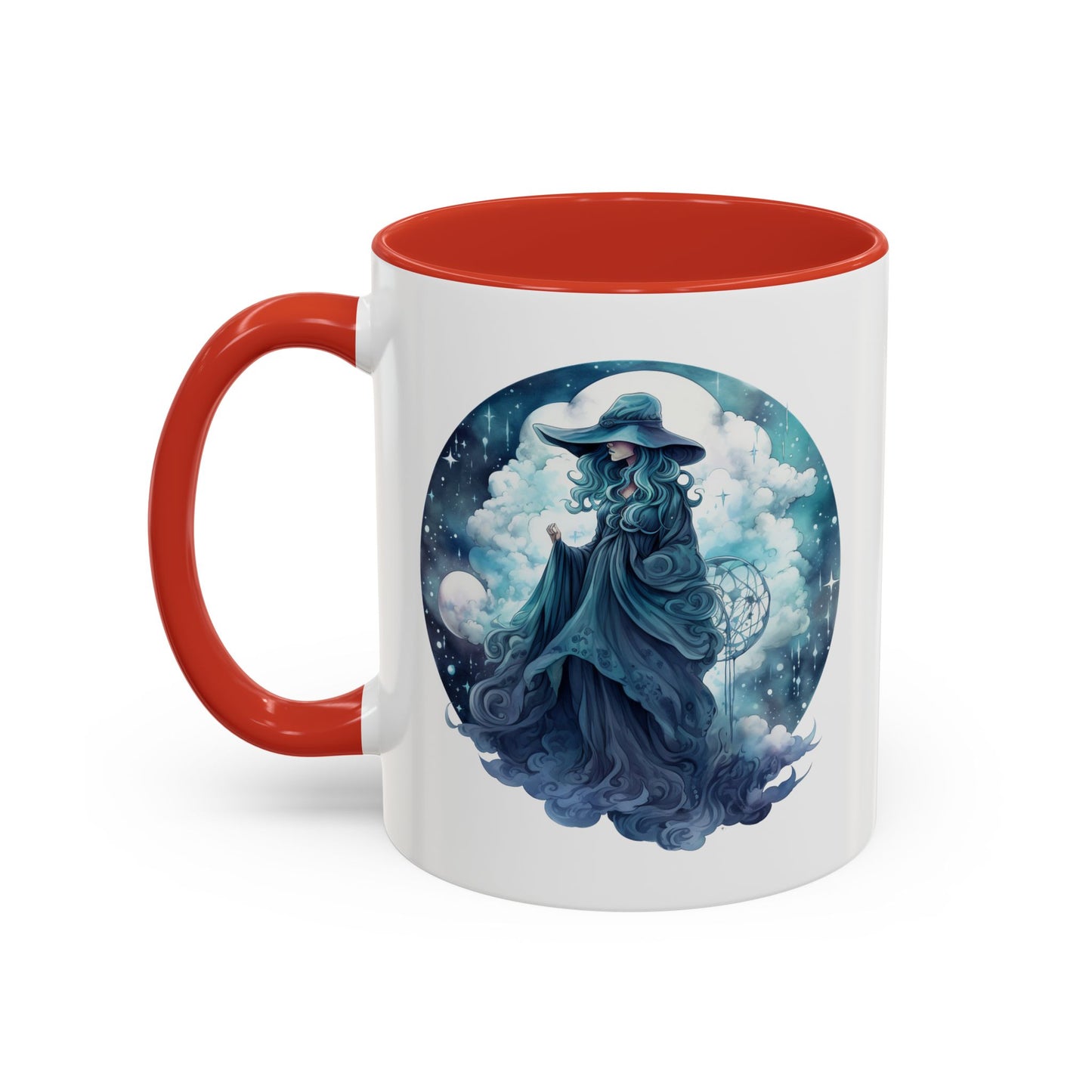 Celestial Dreamer Coffee Mug, Mystical Art Mug, Witchy Coffee Cup, Unique Gift for Her, Fantasy Mug, Astrology Theme