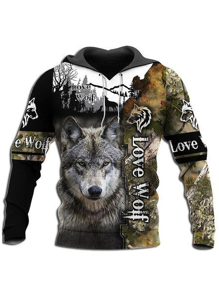 Fashion 3D Sweatshirt Men's Cool Viking Print
