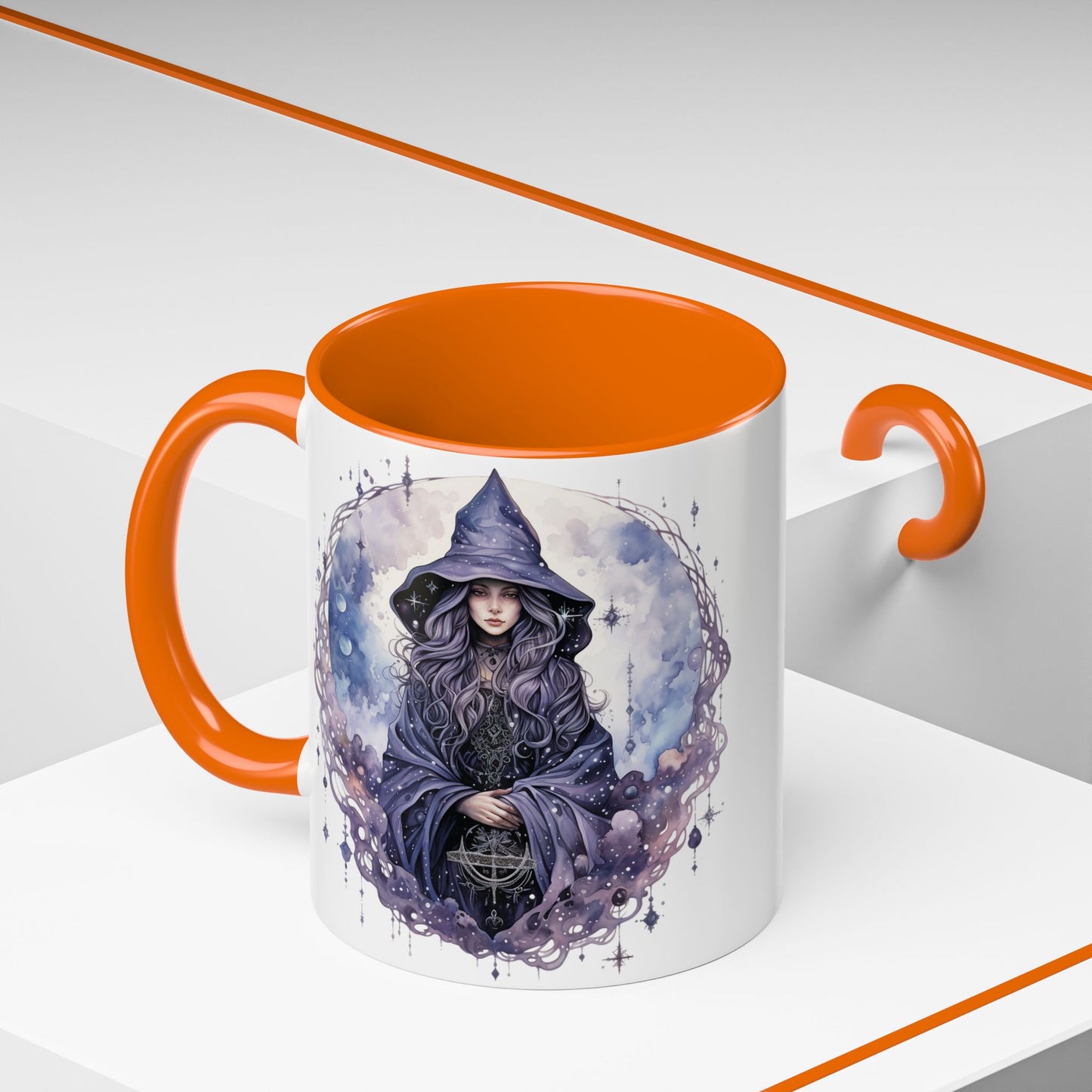 Mystical Witch Coffee Mug | Enchanted Gift for Tea Lovers, Halloween Decor, Witchcraft Lover, Celestial Home Decor, Unique Magic Mug