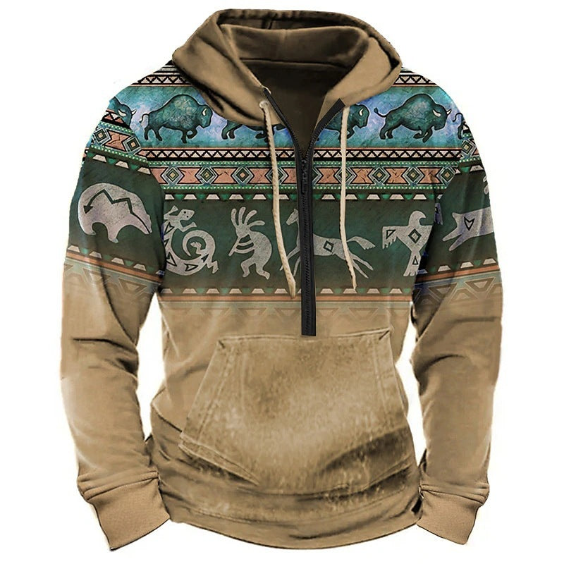 Medieval Gothic Punk Character Cosplay Hooded Sweatshirt Casual Street Cardigan