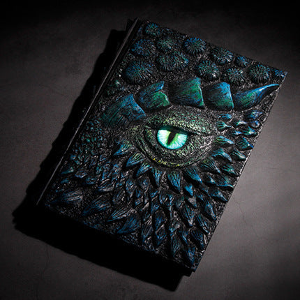 Personalized Embossed Dragon Book Resin Crafts Notebook
