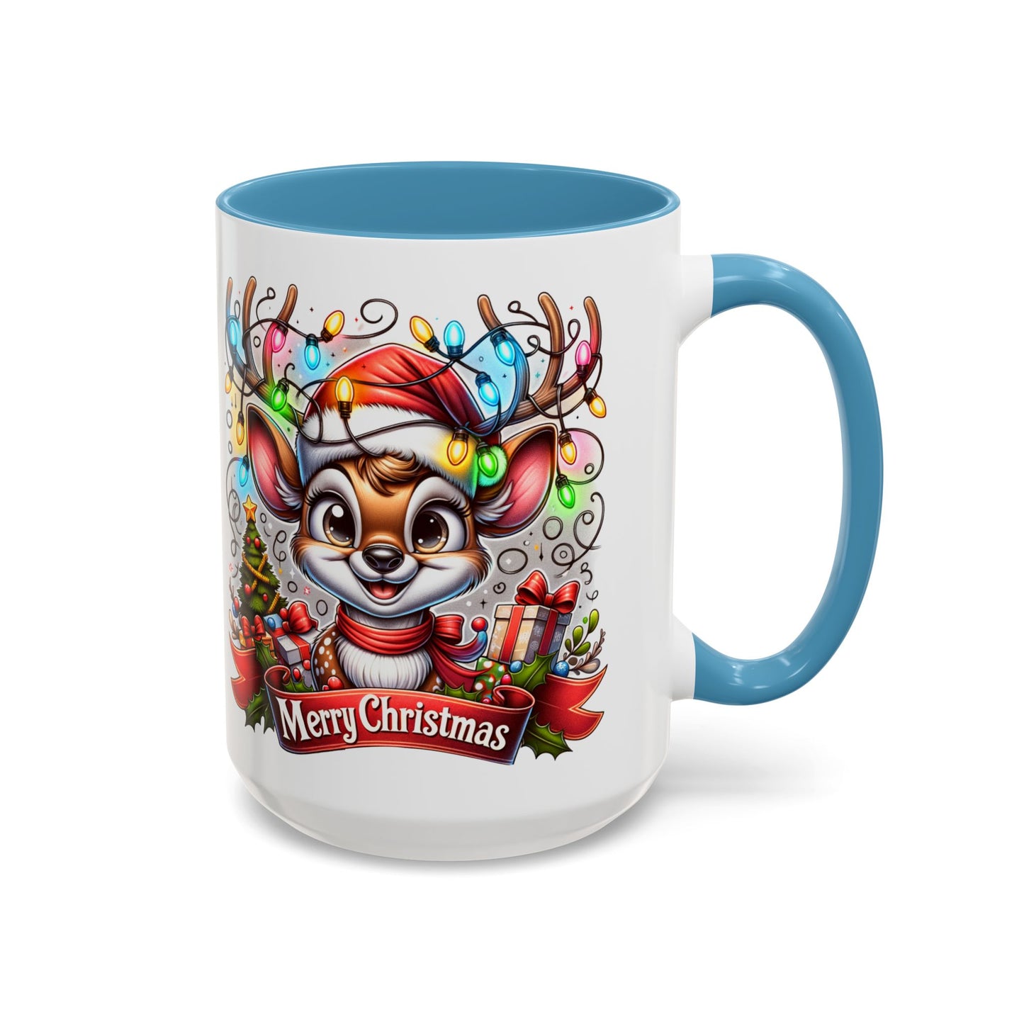 Tasse à café, petit renne au nez rouge (11, 15oz)