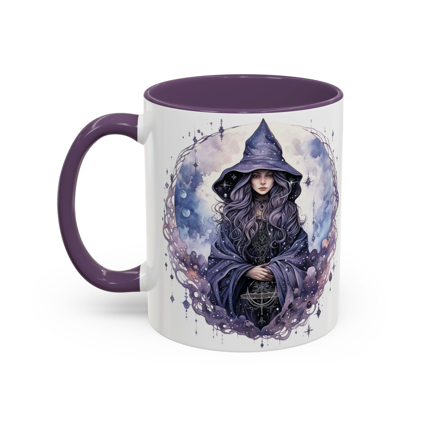 Mystical Witch Coffee Mug | Enchanted Gift for Tea Lovers, Halloween Decor, Witchcraft Lover, Celestial Home Decor, Unique Magic Mug