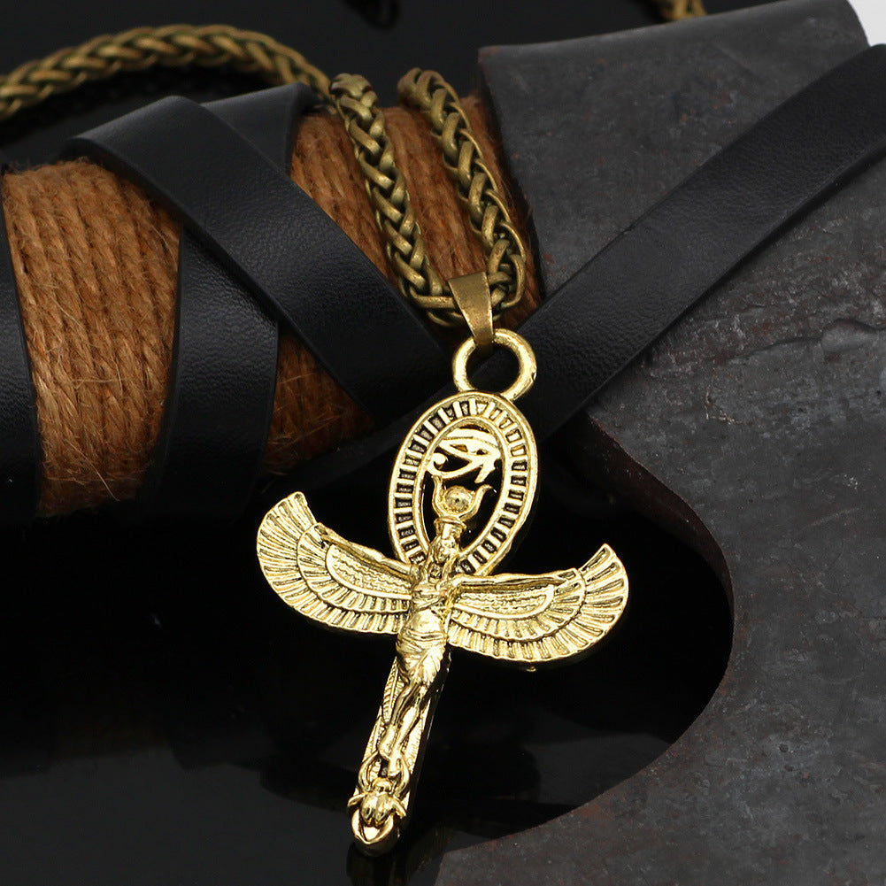 Personalized Wing Goddess Pendant Men's Accessories