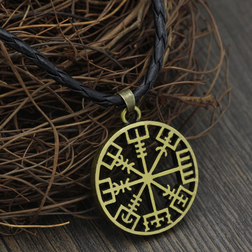 Viking Compass Men's Accessory Pendant Necklace