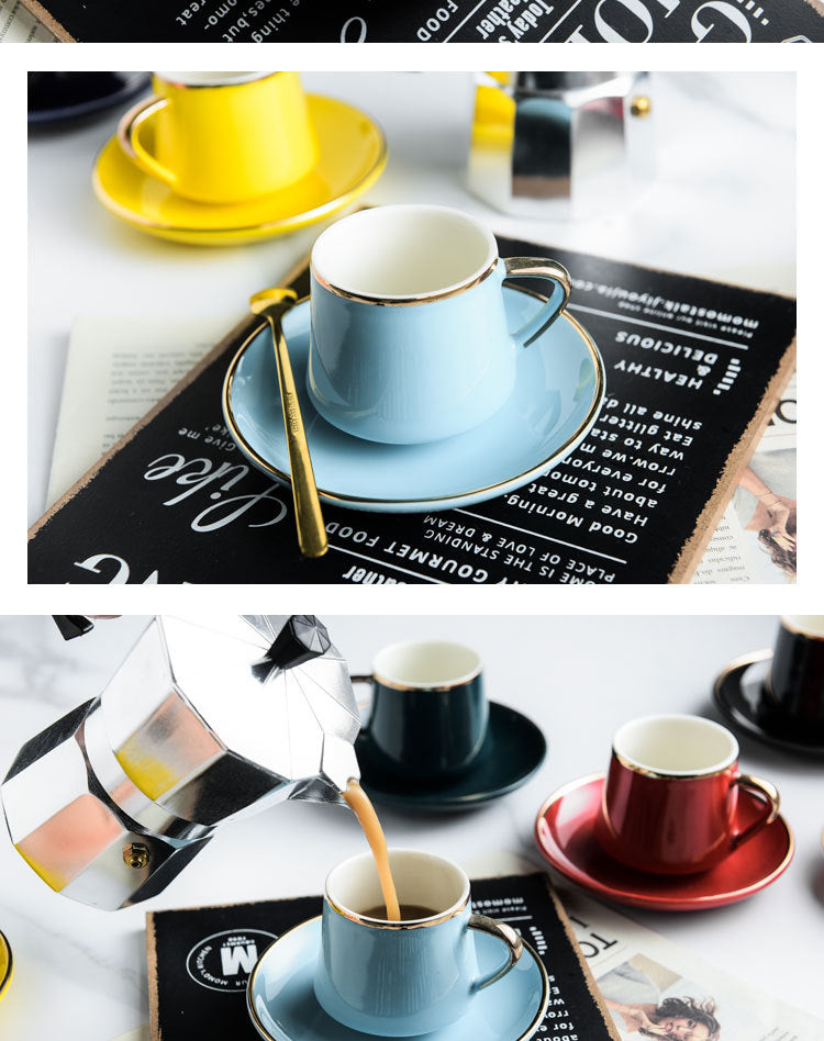 Creative Turc En Céramique Café Tasse Macaron Couleur