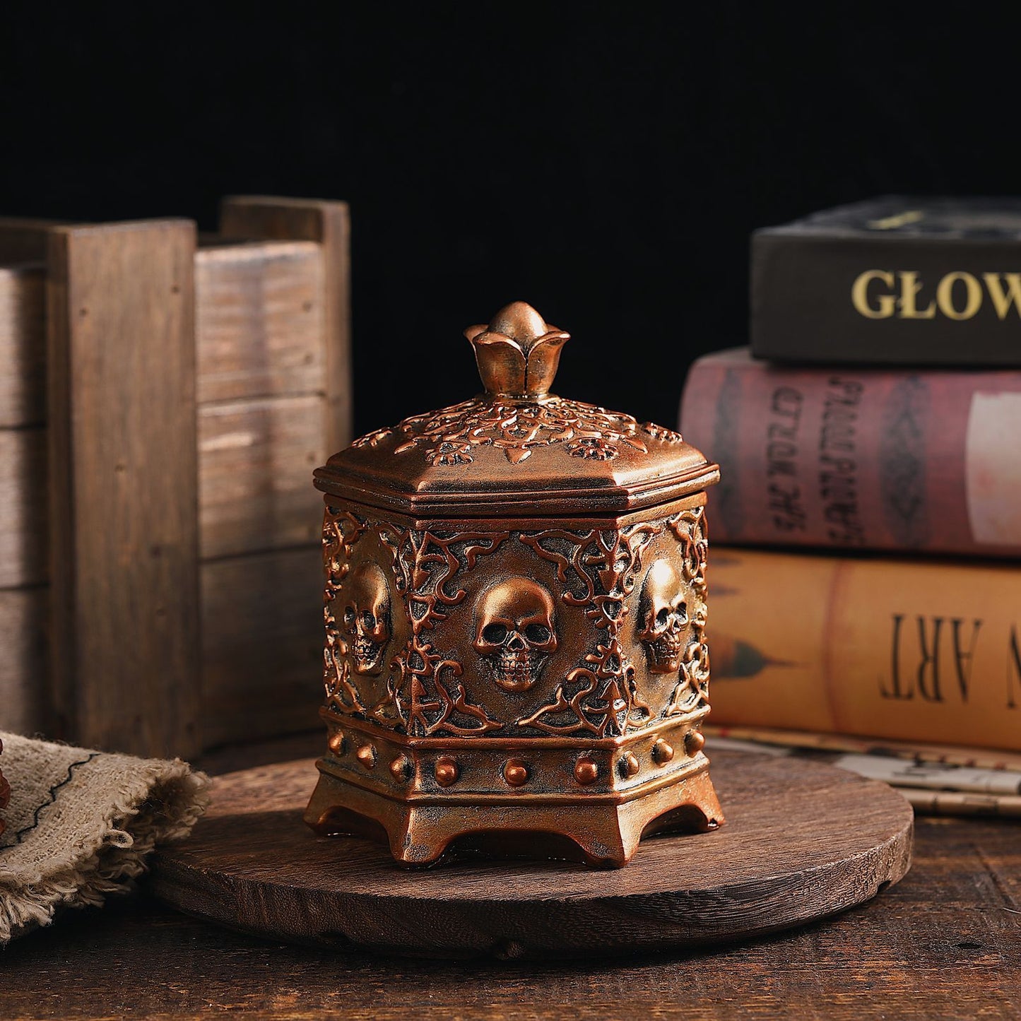 Boîte gothique décoration de bureau, cadeau