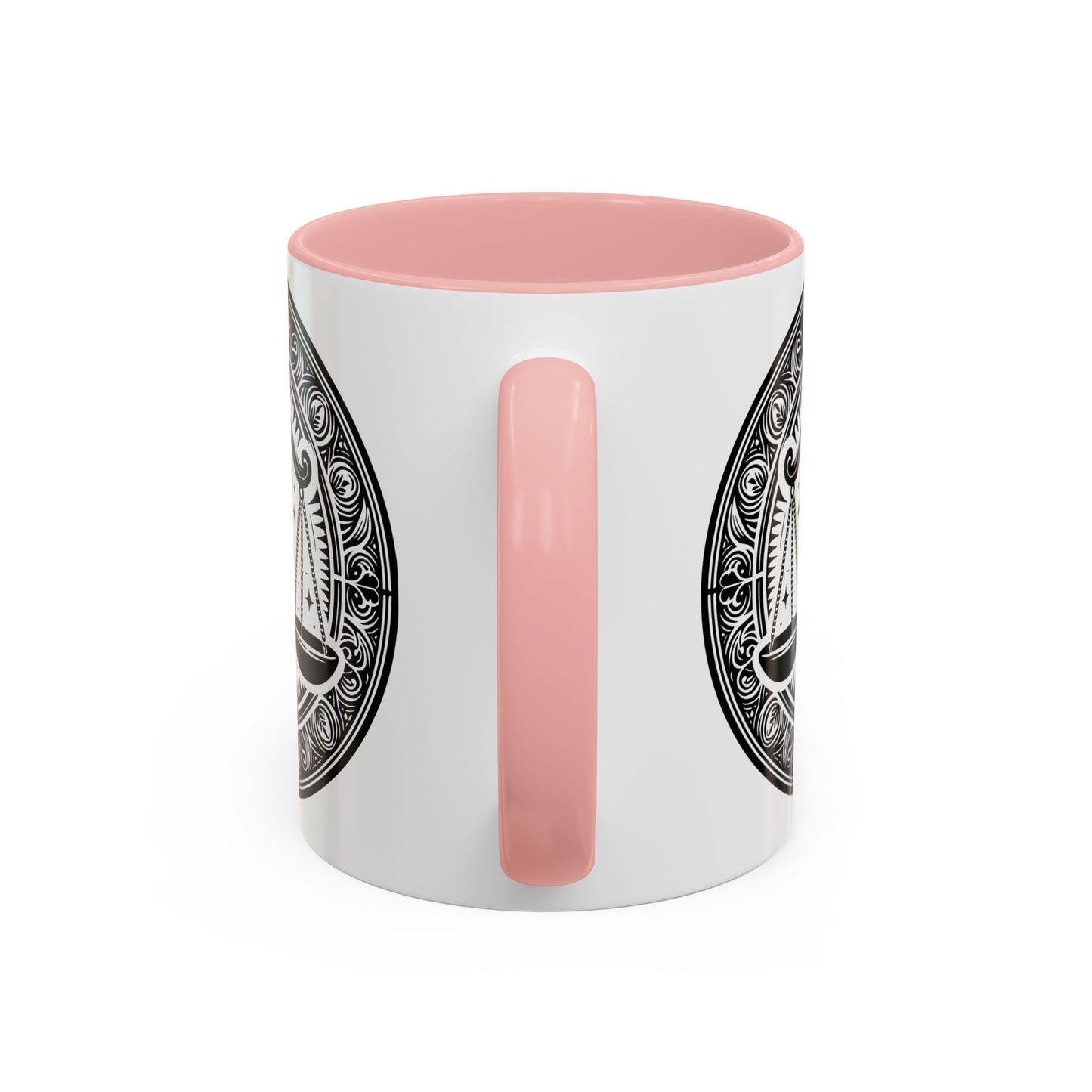 Justice Scale Accent Coffee Mug - Perfect Gift for Lawyers, Graduations, Law School, Legal Professionals, Motivational Decor