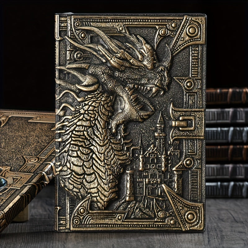 Vintage Embossed Dragon Notebook