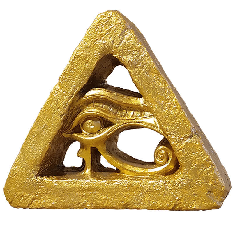 Égyptien oeil d'horus Figurine egypte Wedjat Statue Sculpture résine artisanat