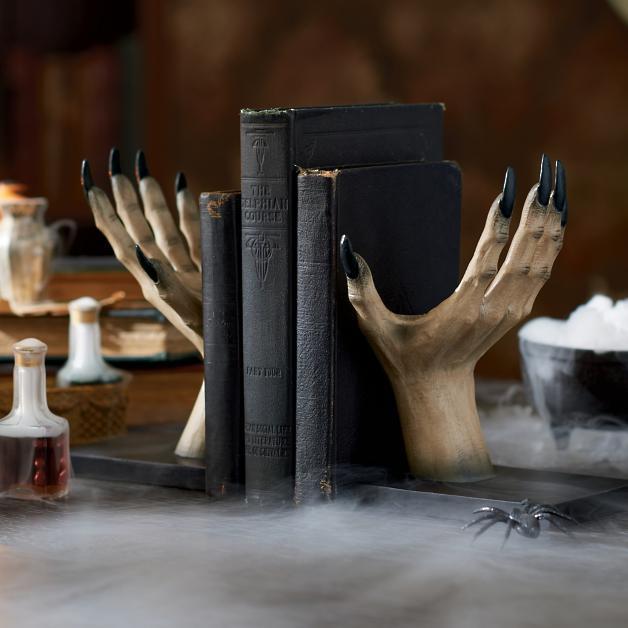 Halloween Sorcière Résine Main Étagère Ornements