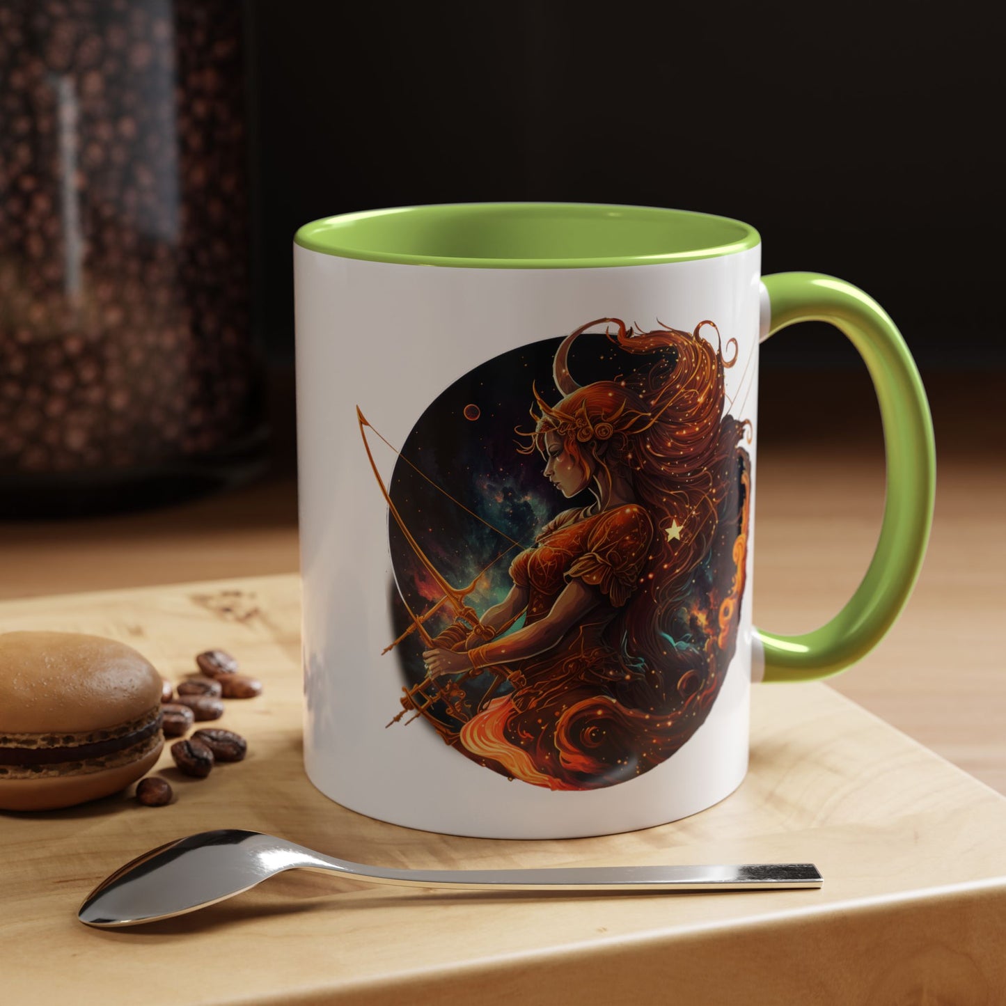 Celestial Goddess Coffee Mug | 11oz & 15oz | Mystical Gift for Coffee Lovers | Astrology Decor | Bohemian Kitchenware | Unique Art Mug