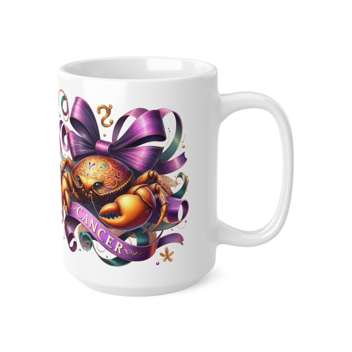 Tasse signe astrologique, cancer, 11oz, 15oz