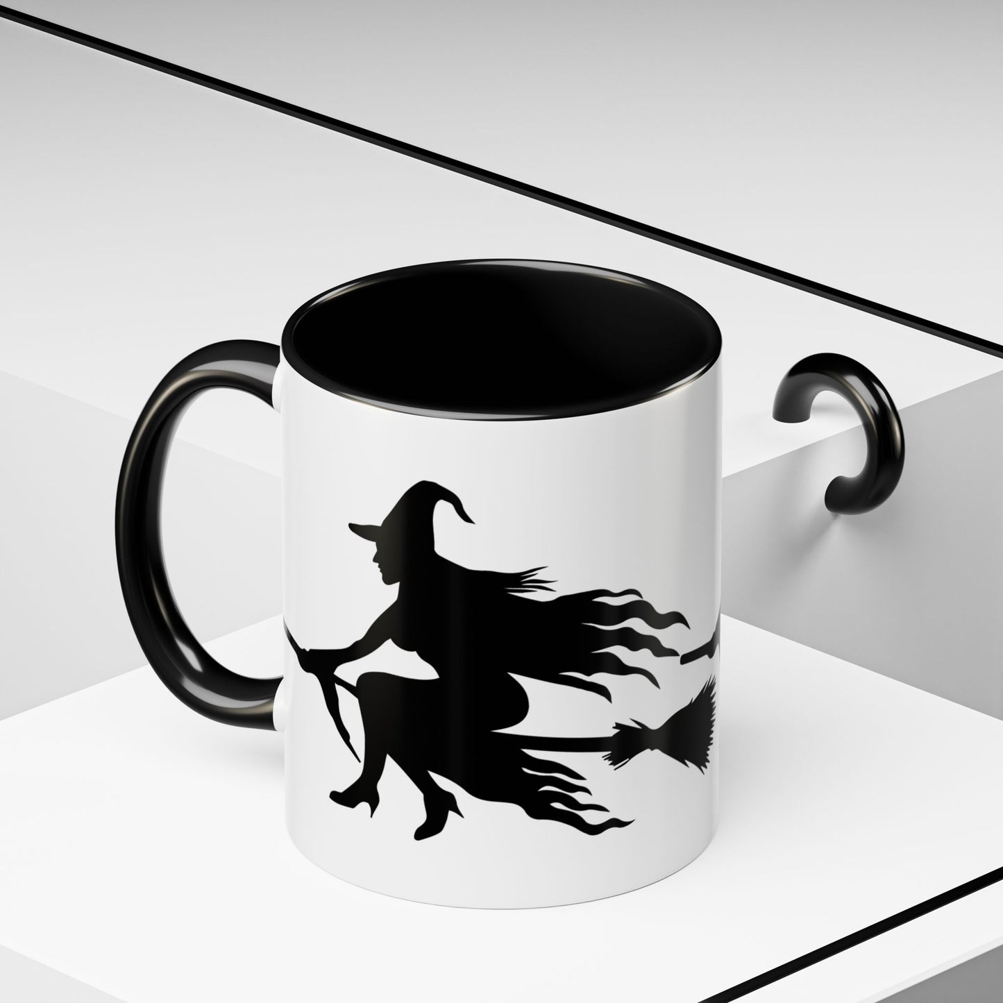 Witchy Accent Coffee Mug - Perfect for Halloween, Witch Enthusiasts, Cozy Nights, Themed Parties, Gift for Her, Magic Lovers