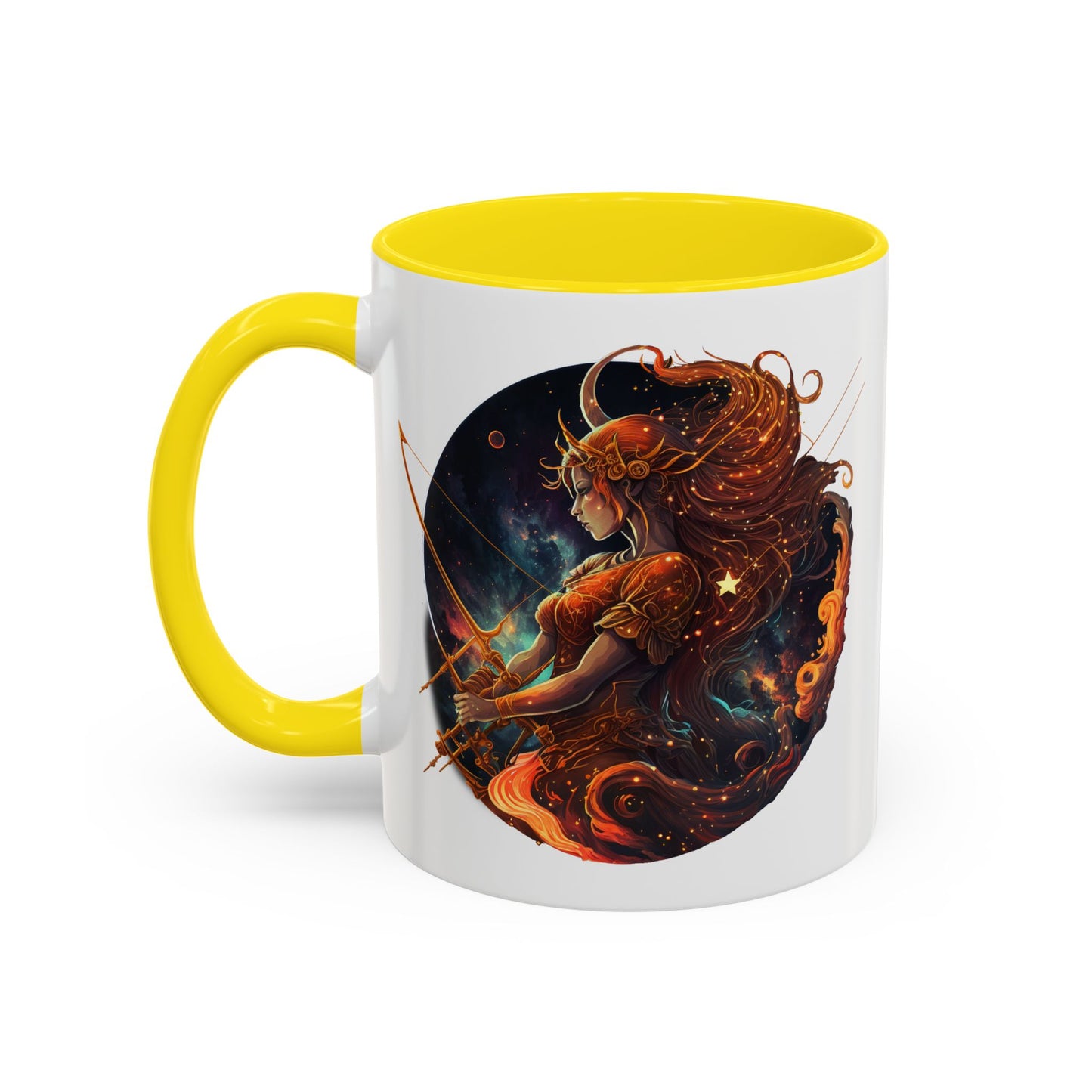 Celestial Goddess Coffee Mug | 11oz & 15oz | Mystical Gift for Coffee Lovers | Astrology Decor | Bohemian Kitchenware | Unique Art Mug