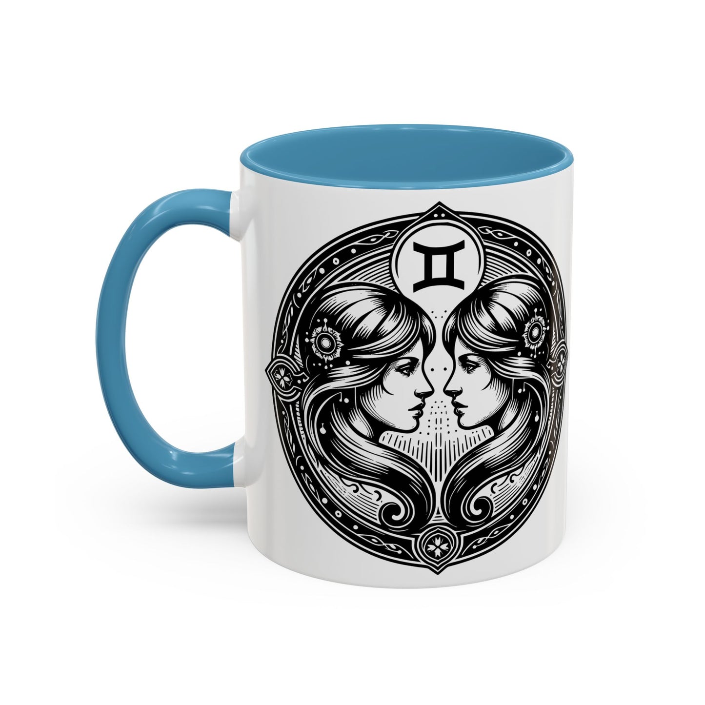Zodiac Coffee Mug with Gemini Design, Astrology Gift Mug, Horoscope Coffee Cup, Unique Home Decor, Personalized Zodiac Mug