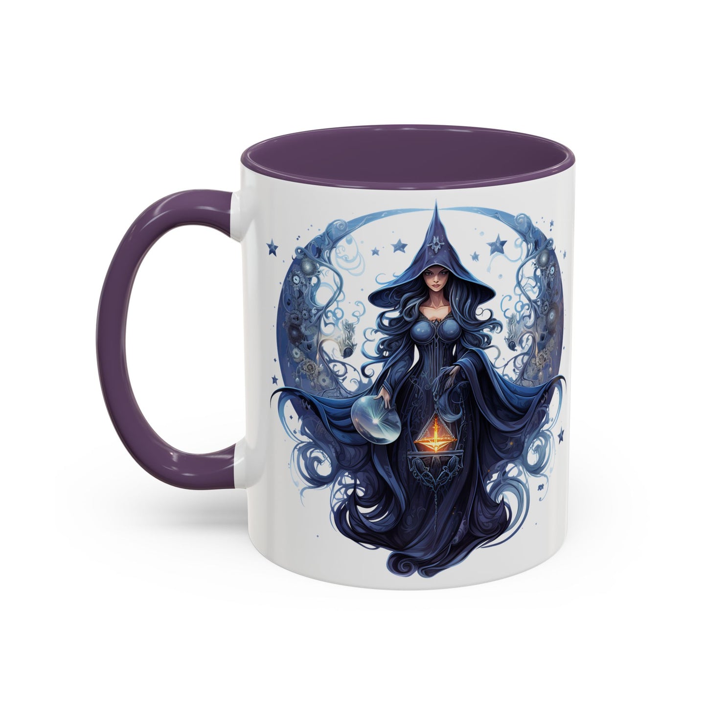 Enchanting Witch Coffee Mug - Mystic Art, Magical Decor, Astrology Gift, Unique Kitchenware, Celestial Drinkware