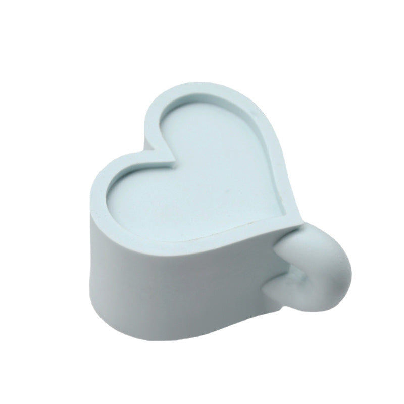 Aromatherapy Heart Mug Candle Silicone Mold