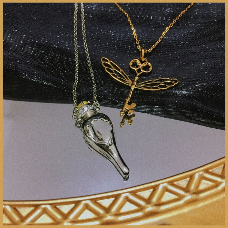 Key Magic Necklace With Wings Halter