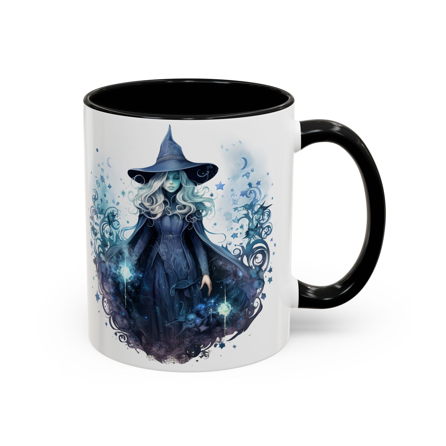 Witchy Accent Coffee Mug | Magical Coffee Cup, Halloween Decor, Gift for Witches, Enchanted Kitchenware, Mystical Mug