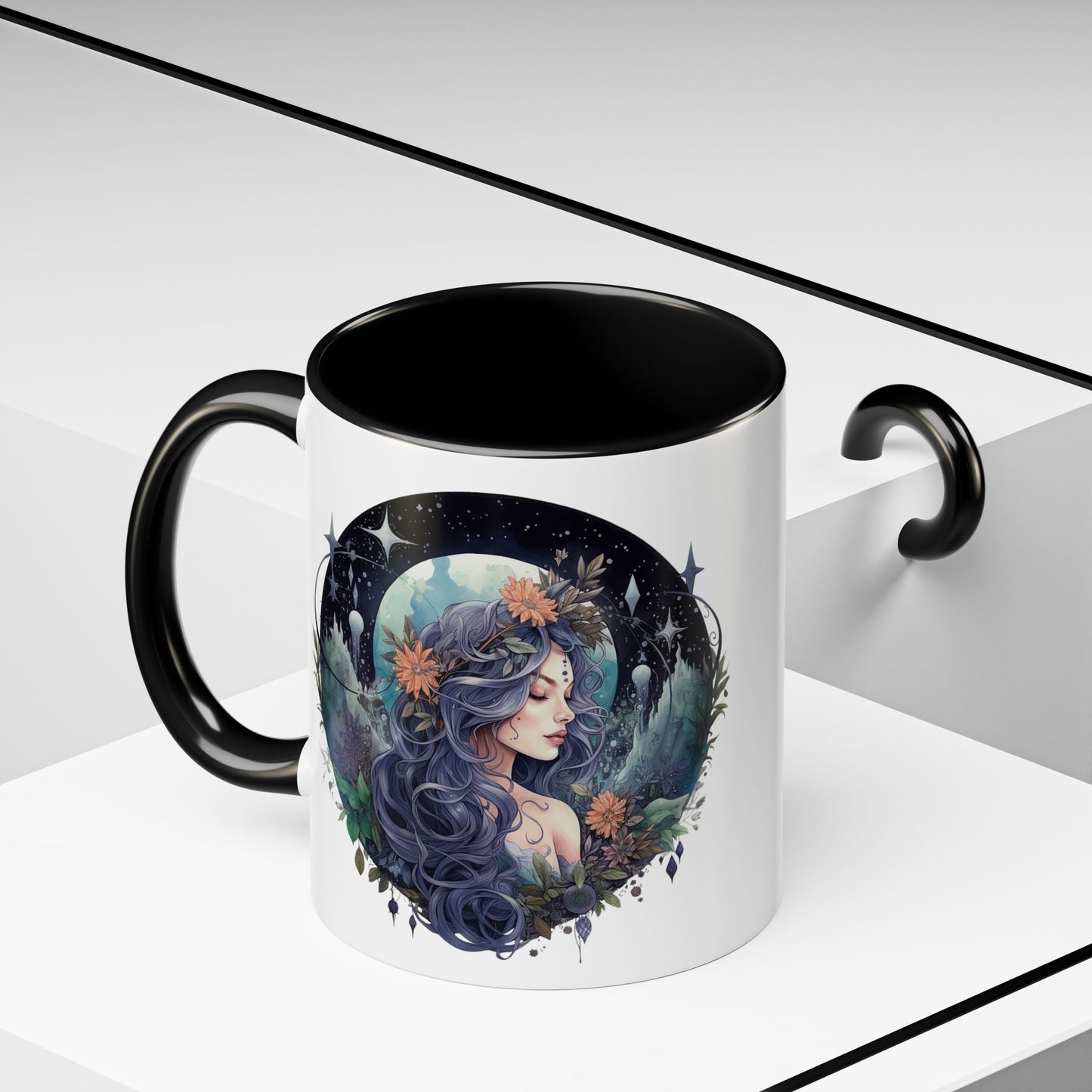 Whimsical Fairy Tale Coffee Mug, Enchanted Forest Gift, Ceramic Mug for Nature Lovers, Magical Coffee Cup, Artful Tea Mug