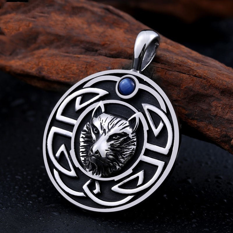 Wolf Head Pendant