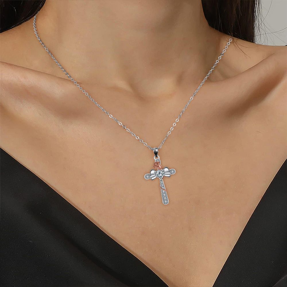 Redeemed Rose Jewelry Necklace Female Gift