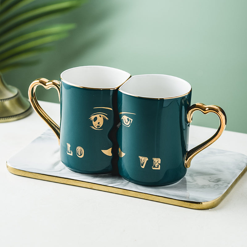 Nouveau Produit Creative Couple À Bouche Tasse Tasse Personnalisée Tasse D'eau