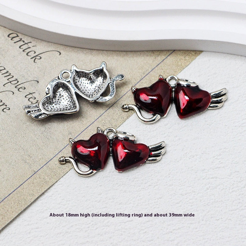 Gothic Girl Cross Love DIY Handmade Necklace Bracelet Earring Ornament Accessories