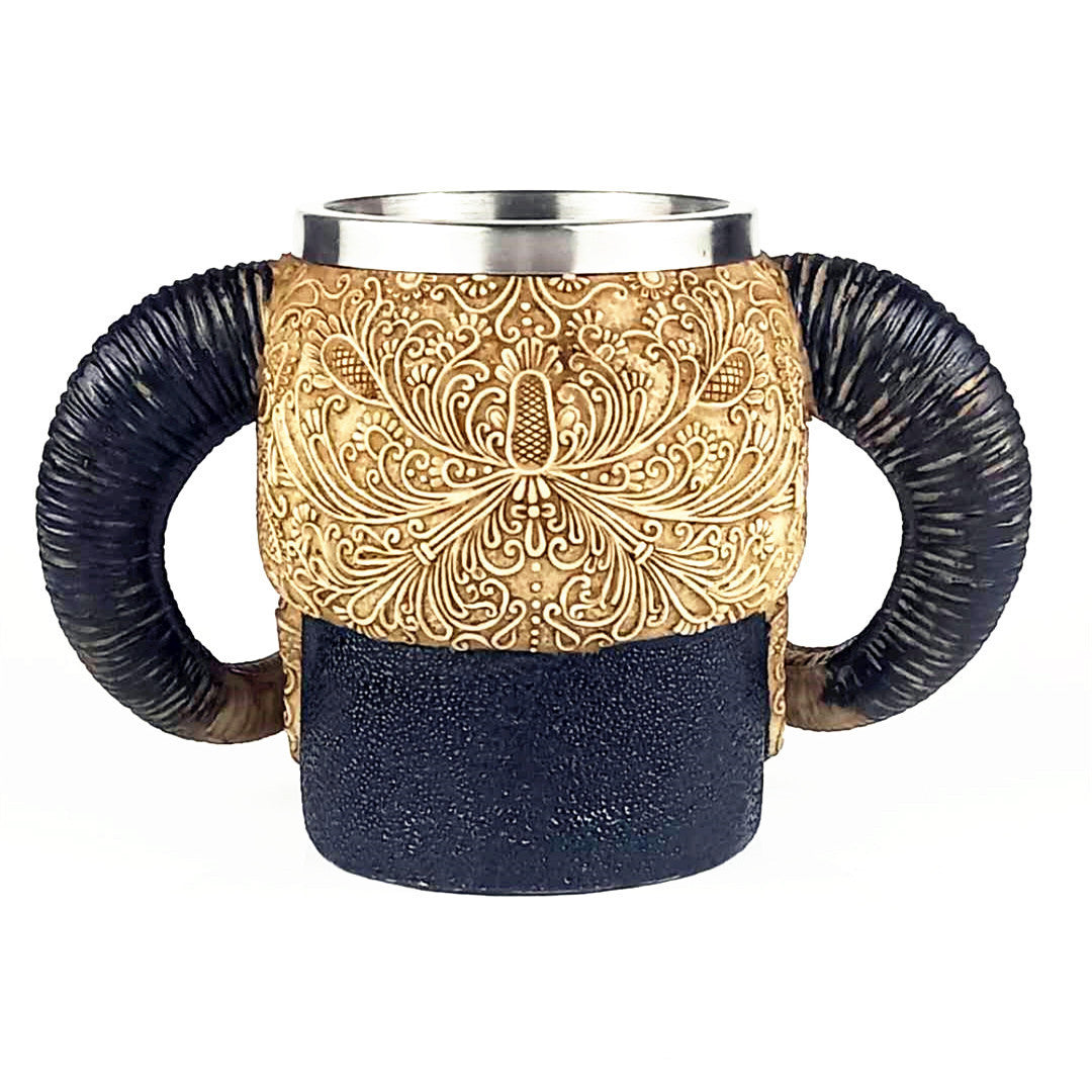 Shofar Crâne Bière Tasse de Grande Capacité