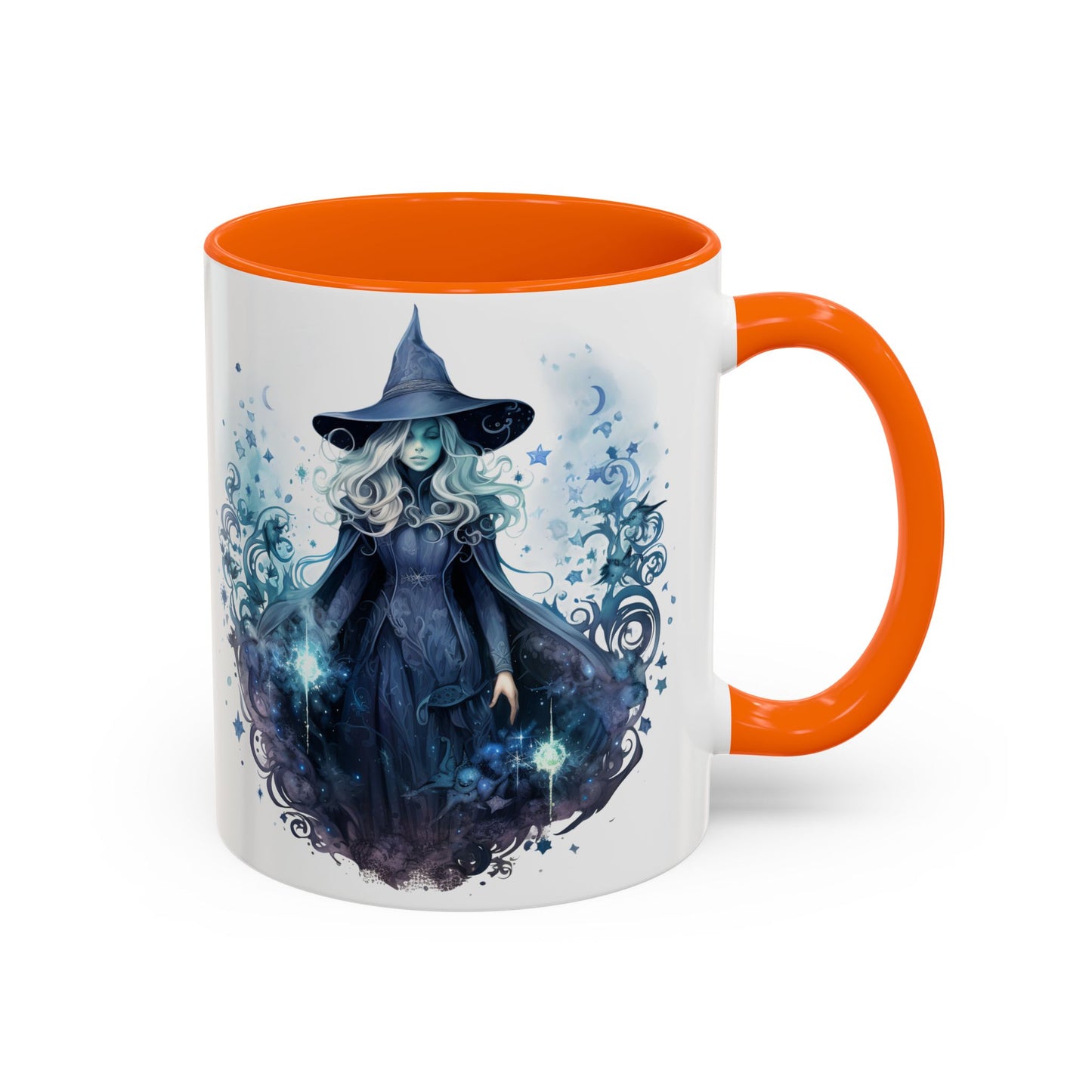 Witchy Accent Coffee Mug | Magical Coffee Cup, Halloween Decor, Gift for Witches, Enchanted Kitchenware, Mystical Mug