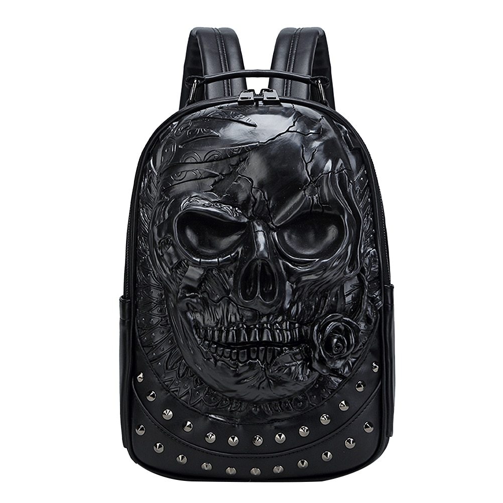 Skull Punk schoolbag