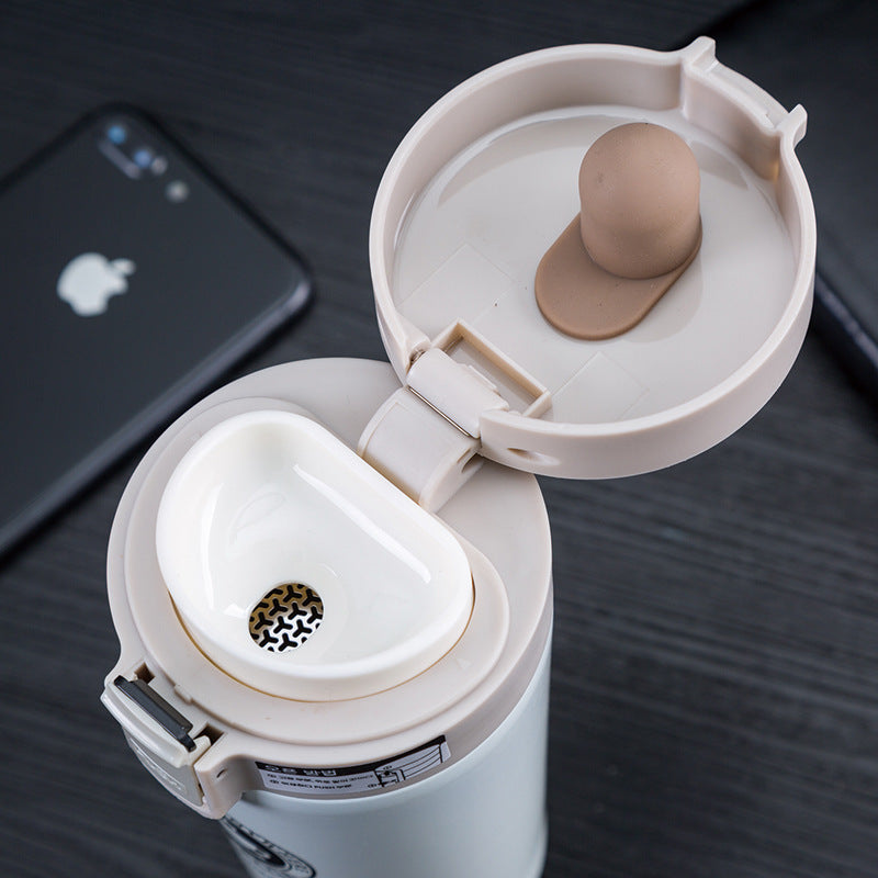 stainless steel vacuum coffee cup business bouncy mug
