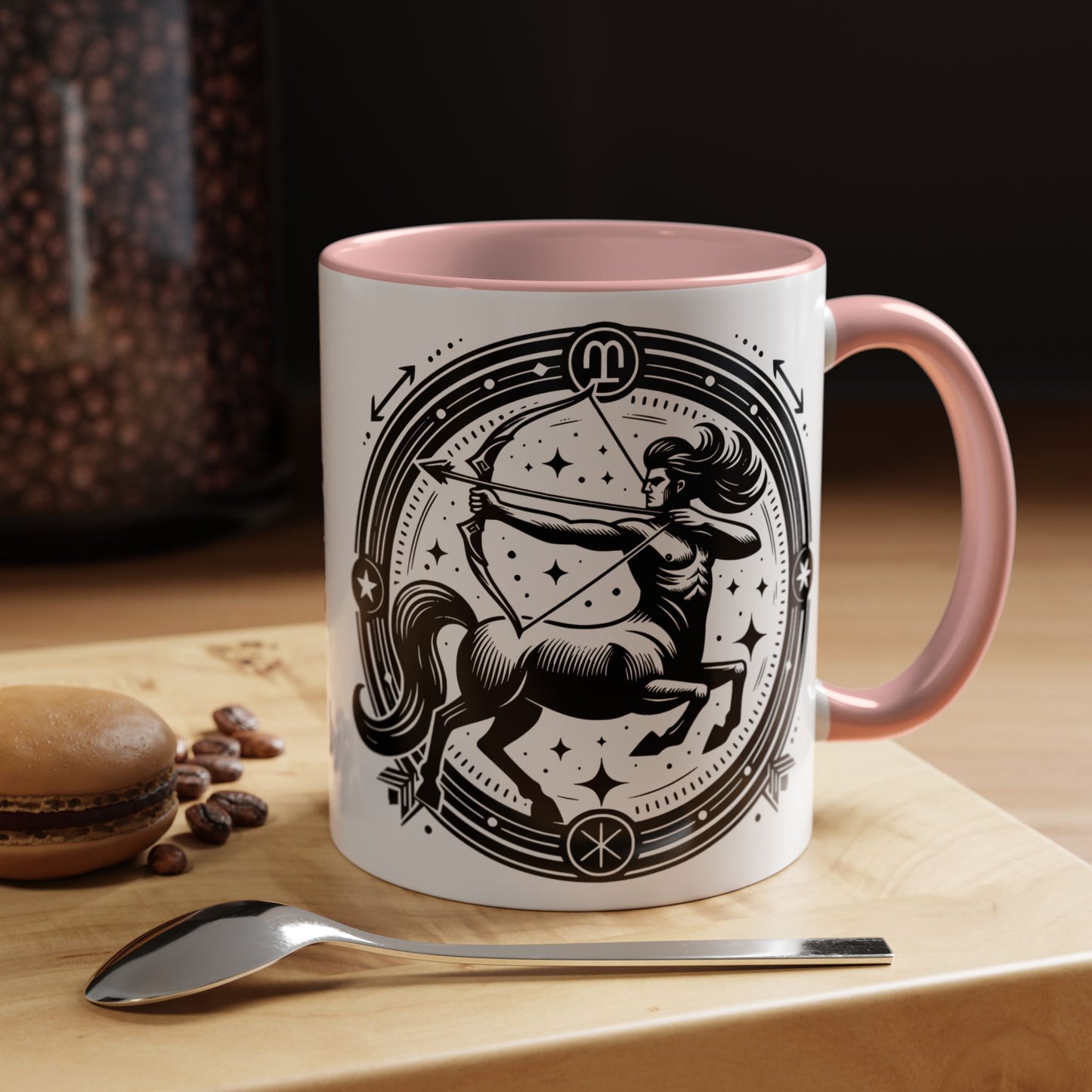 Zodiac Unicorn Coffee Mug, Astrology Gift, Horoscope Cup, Black Accents, Unique Unicorn Mug for Coffee Lovers